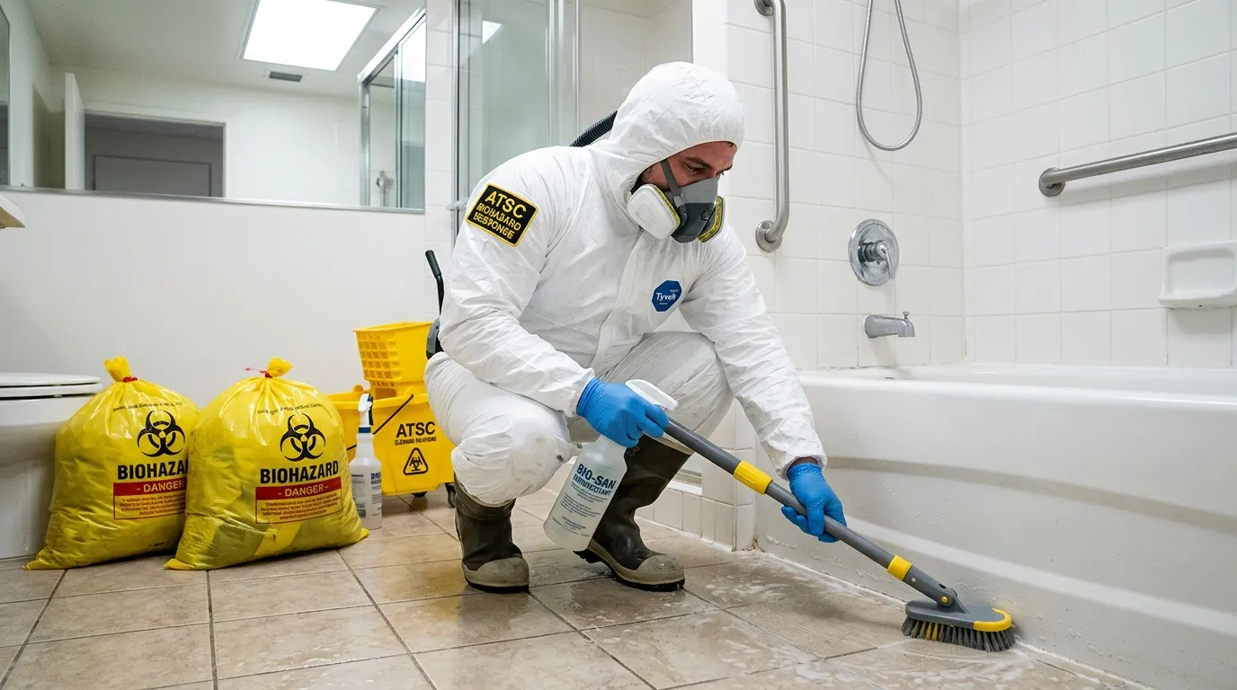 Decontamination equipment deployed for Blood Cleanup in Quakertown